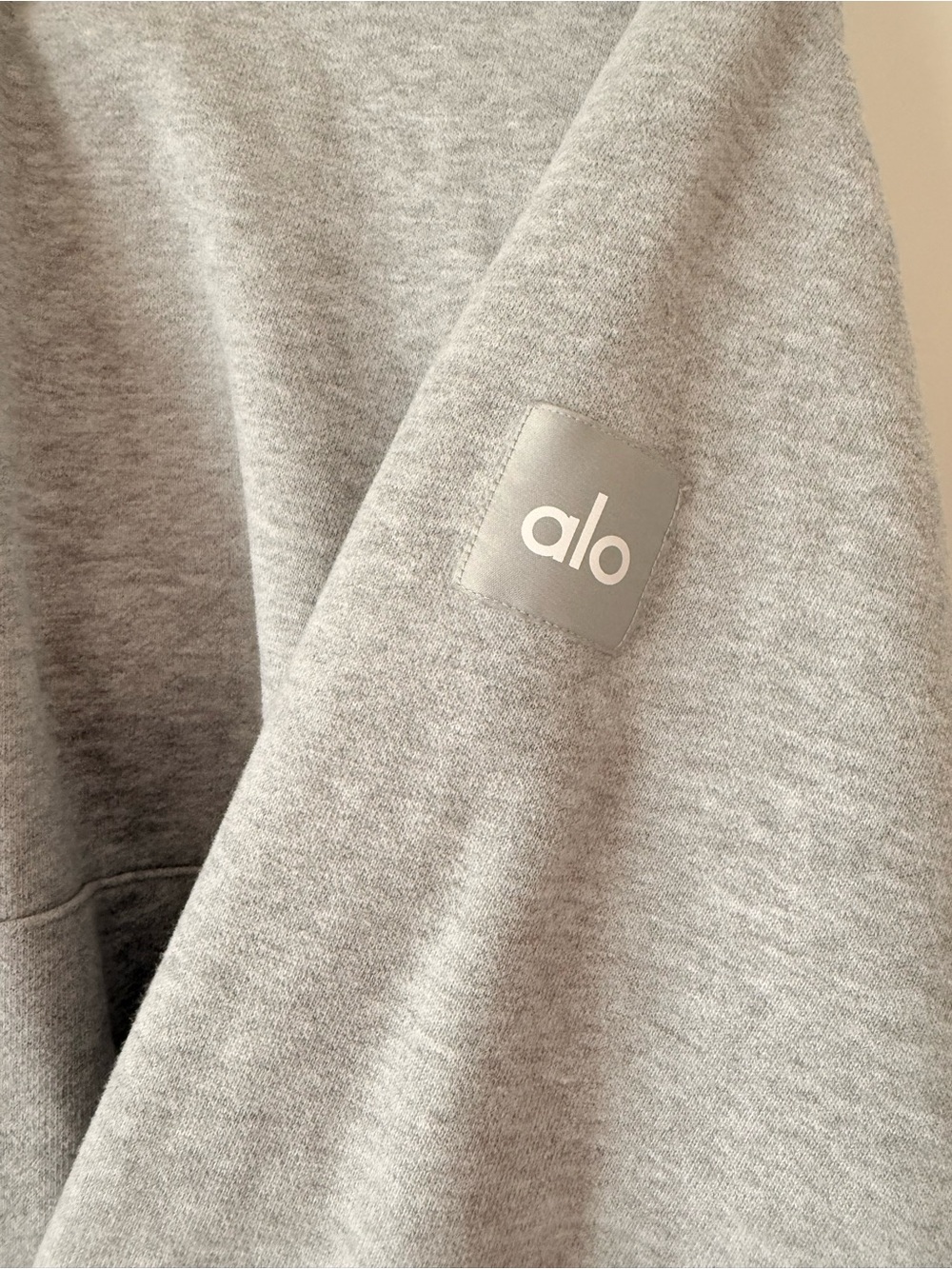 ALO Yoga Gray Renown Heavy Weight Hoodie - Picture 2 of 3